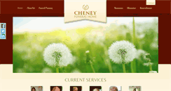 Desktop Screenshot of cheneyfuneralhome.com